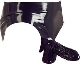 The Latex Collection Latex Slip Met Penis Sleeve XL — thumbnail 1
