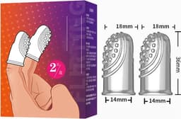 Vinger sleeve Siliconen 2-pack NR7 — thumbnail 1