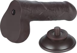 LoveToy - Aftrekbare dildo 18,3 cm (Ø 3,5 cm) - Zwart — thumbnail 3