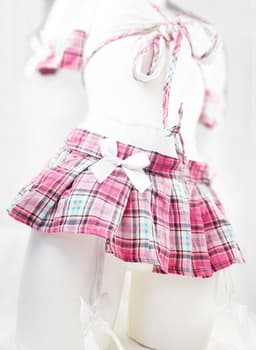BamBella® - Sexy Schoolmeisje erotische rollenspel kleding Uniform vrouw — thumbnail 9