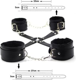 BDSM Starterset 10-delig - Perfect voor beginners - Bondage set - Speeltjes - Handboeien - SM set — thumbnail 7