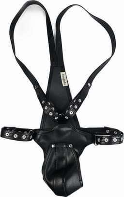 BamBella® - Pak BDSM kleding broek voor mannen - open kruis — thumbnail 8