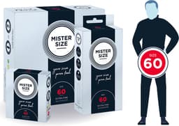MISTER SIZE 60 Ultra Dunne XL condooms (3 pack) — thumbnail 2