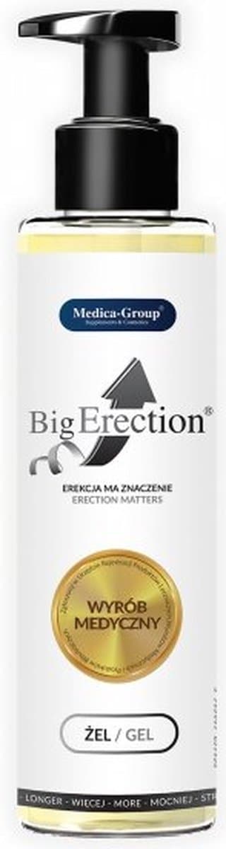 BigErection intieme gel voor mannen voor sterke en lange erecties 150ml — afbeelding 1