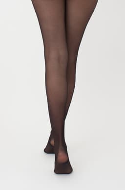 GIULIA Panty - Intimo 20 - Open Kruis Panty - Strippanty - Erotiek - 20 Den - Medium - Zwart — thumbnail 2