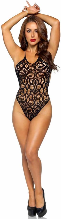 Seamless scroll lace bodysuit — thumbnail 1