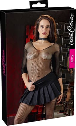 Cottelli Collection – Geplooide Mini Rok voor een Spannende Uitstraling Tijdens Feestjes – Maat S – Zwart — thumbnail 2