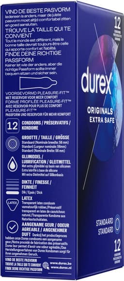 Durex Originals Condooms Extra Safe - 4x 12 stuks — thumbnail 7