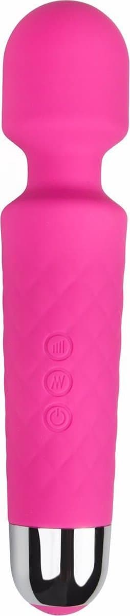 EasyToys - Mini Wand Vibrator - Wandvibrator - Ook voor Massages - Oplaadbaar - Waterproof - Wand Vibrator - Vibrator - Vibrators voor Vrouwen - Sex Toys voor Vrouwen - Vibrators - Roze — thumbnail 1