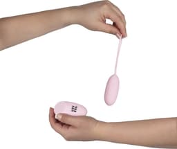 LUV EGG Vibrerend ei - Vibratie eitje met afstandsbediening (draadloos) - Koppeltoy - Roze — thumbnail 7