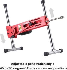Pro 1 Premium Seksmachine 2.0 Smart App met dildo en afstandsbediening Rood — thumbnail 7