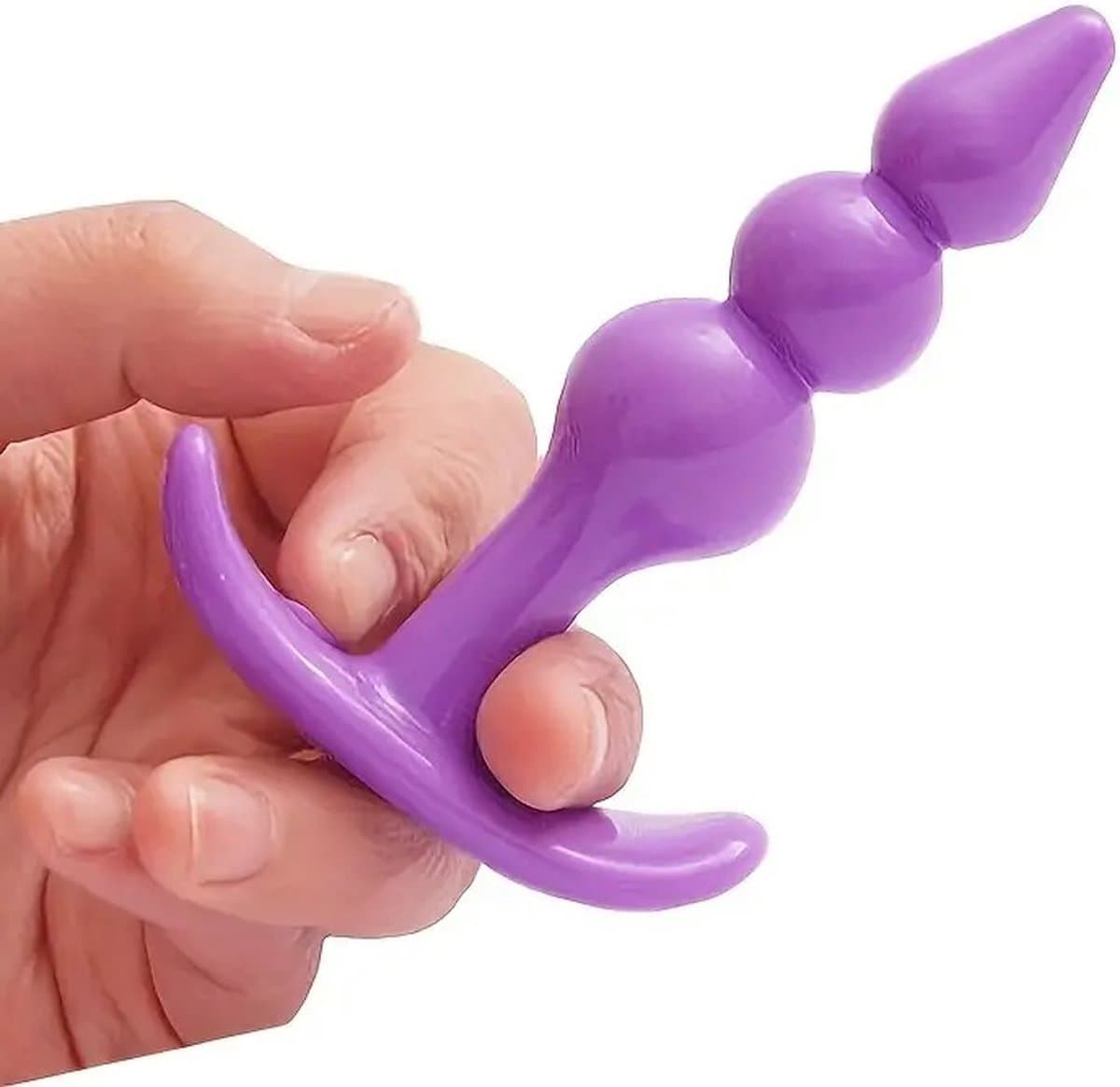 Buttplug I Anaal Plug I Butt Plug I Mini Buttplug I Beginners Buttplug I 9 CM Inbrenglengte I Siliconen I Paars — afbeelding 1