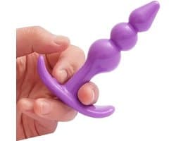 Buttplug I Anaal Plug I Butt Plug I Mini Buttplug I Beginners Buttplug I 9 CM Inbrenglengte I Siliconen I Paars