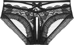 Open Sexy Heren Slip - Lingerie voor Mannen - Onderbroek - Ondergoed - Zwart — thumbnail 6