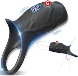 Vibrerende penis ring - Sleeve - Vibrator - Clitoris en G-spot stimulatie - 10 vibratie mode - Cockring vibrator - One size — thumbnail 4