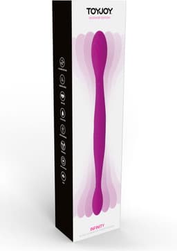 TOYJOY - Infinity Double Dildo - Vibrators Double Roze — thumbnail 2