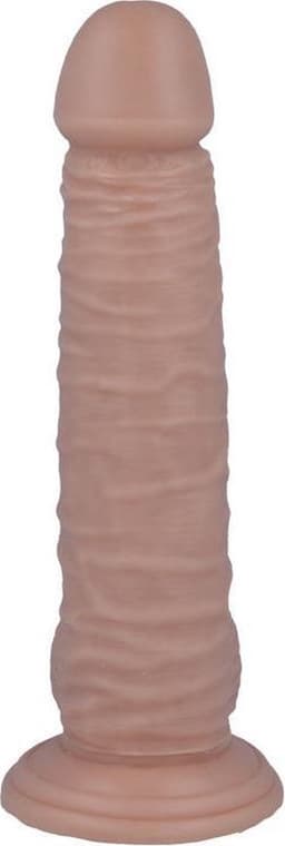 Mr. Intense - dildo - dildo vibrator - dildo vrouwen - dildo mannen - dildo anaal - dildo xxl  - beige - flexibel - 20cm Ø 4,6cm / sex / erotiek toys — thumbnail 4