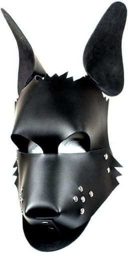 Honden Masker voor Puppy Play en Pet Play - verstelbaar — thumbnail 1