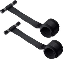 Verstelbare BDSM Deurboeien - Door Restraint Set - Handboeien en Enkelboeien - Over the Door Wrist Cuffs - Deur Hanger Boeien - 4 verstelbare bevestigingen, 2 handboeien en 2 enkelboeien + Gratis Blinddoek! — thumbnail 2