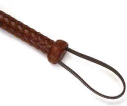 Liebe Seele - The Equestrian Leather Cat O' Nine Tails Flogger - Leren Flogger — thumbnail 4