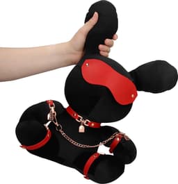 Konijnen Bondage - Velvet - Groot - Zwart — thumbnail 5