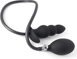 Buttplug - Buttplugs - Buttplug opblaasbaar - Prostaat Massage - Anaal plug - Zwart — thumbnail 5