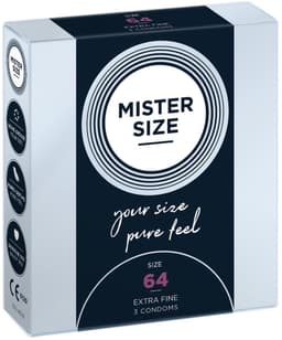 MISTER SIZE 64 Ultra Dunne XXL condooms 3 stuks (verkrijgbaar in 7 maten) — thumbnail 4