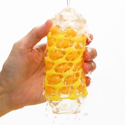 Tenga - Arte Weave Masturbator - Geel/Oranje — thumbnail 4