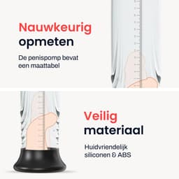 Penis pomp - BPA vrij - incl cock ringen - Sexspeeltjes voor mannen - Seks speeltjes - Penispomp Voor heren - Jespro — thumbnail 8