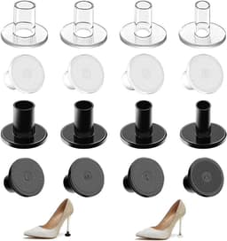 8 Pairs Heel Protectors voor High Heels - Bescherming voor Hakken - 4 Verschillende Maten - Geschikt voor Gras, Gravel, Buitenactiviteiten, Gemakkelijk Lopen — thumbnail 1
