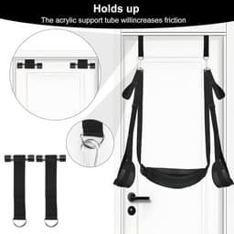 DOWO® - Sex Schommel - BDSM Extreme Bondage Set - voor aan de Deur - Sex Toys voor Koppels - Sexschommel - Seksspeeltjes - Sex Pakket en Toys — thumbnail 2