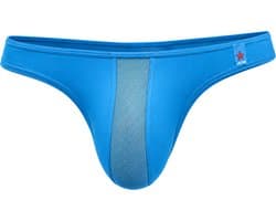 JOR Apolo Thong Turquoise - MAAT S - Erotisch Heren Ondergoed - String voor Man - Sexy mannen String