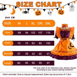 Dailygoods- Maid Kostuum Halloween - Anime/Cosplay - Vloeiende Rok - Maat M/L/XL/2XL/3XL - Hoofdband - Ademend Polyester — thumbnail 3