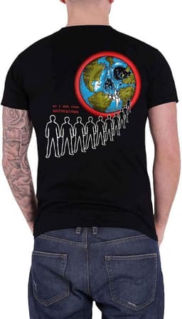 Heren T-Shirt Zwart met Rock Band Album Artwork — thumbnail 4