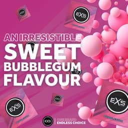 Exs Bubblegum - 100 condooms met Bubblegum smaak & geur — thumbnail 10