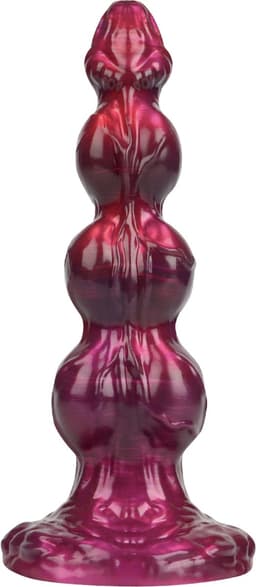 Power Monsters - Primal Beastlord - Monster Dildo - 26 cm - Rood/Roze — thumbnail 8
