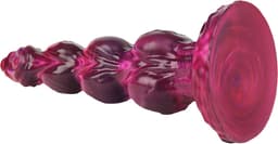 Power Monsters - Primal Beastlord - Monster Dildo - 26 cm - Rood/Roze — thumbnail 7