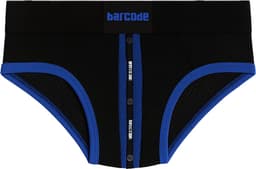 Barcode Berlin Mesh Brief Sicile Black-Blue - MAAT XL - Erotisch Heren Ondergoed - Slip voor Man - Sexy mannen Slip — thumbnail 1