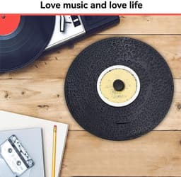 Vinyl Platen Reiniger - LP Reinigingsset - Schoon Geluid - Label Bescherming - 12 inch - Zwart — thumbnail 5