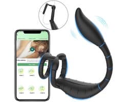 Oneay Een app-gestuurde penisring in de vorm van een schorpioen, een vibrator voor zowel mannen als vrouwen, een penistrainer, een prostaatmassager, klein en lichtgewicht, een seksspeeltje voor volwassenen.