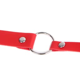 Zeloria Ball Gag – Verstelbare Mouth Gag Met Ademopeningen – BDSM Accessoire – Rood — thumbnail 3