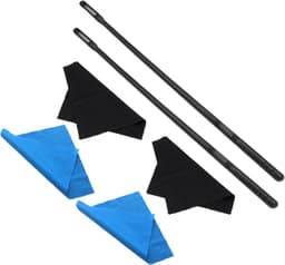 Fluit Reinigingsset - Muziekonderdelen - Instrument Onderhoud - Speciaal Ontworpen - 35cm Staaf - Zwart — thumbnail 1