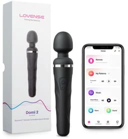 Lovense - Domi 2 - Mini Wand Massager - Wand Vibrator - Vibrator - Wandvibrator - Vibrators voor Vrouwen - Sex Toys voor Mannen en Vrouwen - Vibrators - Clitoris Stimulator - Oplaadbaar - Zwart — thumbnail 25