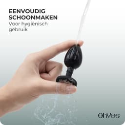 OHYES 3-Delige Siliconen Buttplug Set – Anal Butt Plug – Seks Toys voor Mannen & Vrouwen – Anale Seksspeeltjes - Buttplugs Anaal Speeltje met Diamanten — thumbnail 5