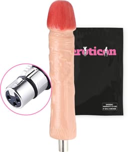 Eroticon Dildo Boy - Dik en Groot - 24.5 CM inbreng - Te gebruiken met de Eroticon Neukmachine - Accessoire - 3XLR opzetstuk — thumbnail 1