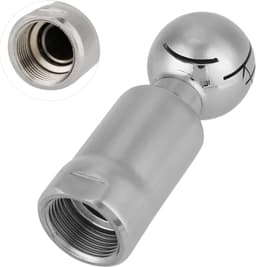 Dailygoods- Sprayball 3/4 Inch - Roestvrij Staal - Zelfreinigend - 360° Spuitdekking - Maximale Reinigingsdiameter 6 m - Duurzaam Ontwerp - Reinigingskop — thumbnail 2