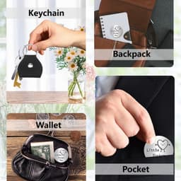 CREATCABIN 'Pocket Angel', 'Pocket Hug', muntje, lange-afstandsrelatie, cadeau, dubbelzijdig, inspirerend cadeau voor vrienden, vrouwen, mannen, beste — thumbnail 4