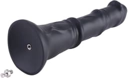 Hismith Fantasy Anale Dildo 24 cm – Siliconen Dildo met Zuignap en KlicLok – Zwart — thumbnail 1