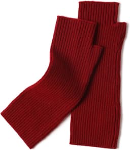 Kasjmier polswarmers armwarmers vingerloze ribgebreide handschoenen — thumbnail 2