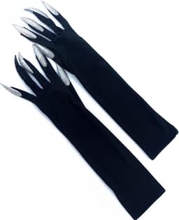 Handschoenen, Ghost Witch Devil Paw Handschoenen, Animal Claw Handschoenen, Zwarte Monster Paws Handschoenen met enge lange nagels, Performance Prop Funny Handschoenen — thumbnail 5